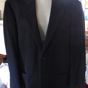 Saks Fifth Ave. 100% cashmere black sport coat.